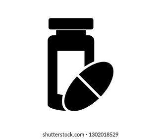 bottle capsule vector icon template