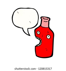 bottle cartoon character