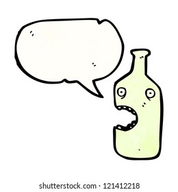 bottle cartoon character
