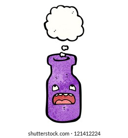 personaje de dibujos animados de botellas