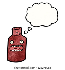 bottle cartoon character