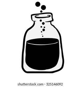 bottle cartoon doodle