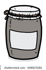 bottle / cartoon vector and illustration, hand drawn style, isolated on white background.