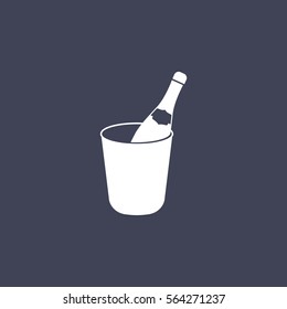 bottle of champagne icon