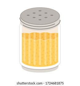 Bottle cheese vector. symbol. free space for text. copy space.