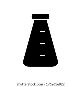 Bottle, chemical, flask icon vector glyph style