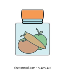 bottle with chilis icon