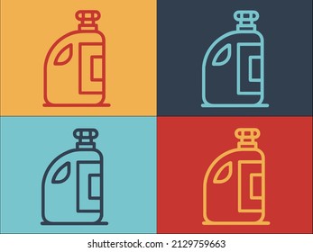 Bottle Clean Solution Logo Template, Simple Flat Icon of clean,bottle,hygiene