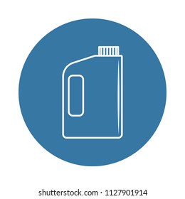 bottle of cleaning agent icon. Element of bottle icons for mobile concept and web apps. Badge style bottle of cleaning agent icon can be used for web and mobile apps on white background