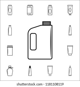 bottle of cleaning agent icon. Bottle icons universal set for web and mobile