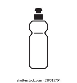 bottle cleanser icon Vector Illustration