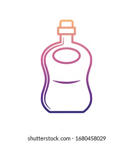 bottle of cognac nolan icon. Simple thin line, outline vector of BOTTLE icons for ui and ux, website or mobile application