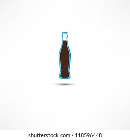 Bottle With Cola Icon