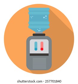 bottle of cold and hot water 
