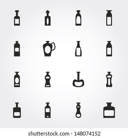 Bottle collection icons