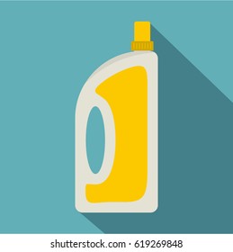 Bottle of conditioning or detergent icon. Flat illustration of bottle of conditioning or detergent vector icon for web
