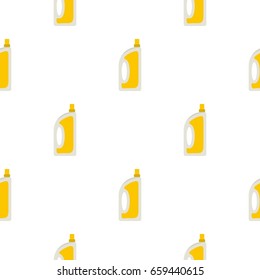 Bottle of conditioning or detergent pattern seamless flat style for web vector illustration