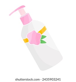 Flasche Kosmetik Farbe Vektor-Illustration