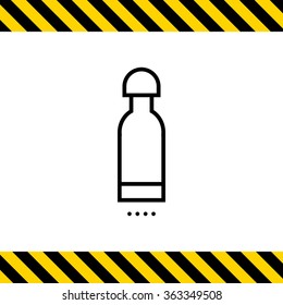 Bottle with cover 