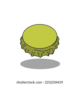 bottle cover vector illustration image