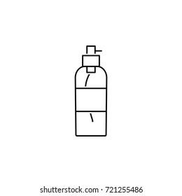 bottle cream icon on white background
