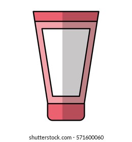 bottle cream spa product vector illustration design