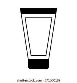 bottle cream spa product vector illustration design