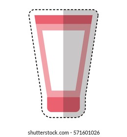bottle cream spa product vector illustration design