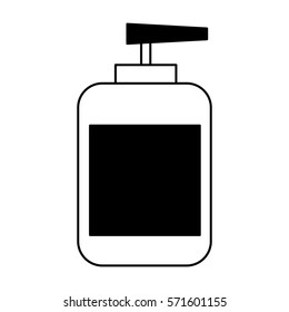 bottle cream spa product vector illustration design