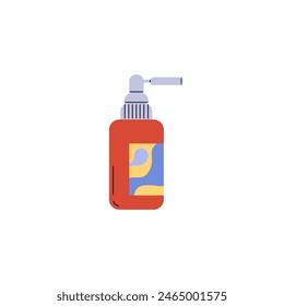 Bottle design for antiseptic lotion, gel,spray. Vector illustration depict antibacterial soap, medical dispensers, alcohol-based products for clean, hygienic care