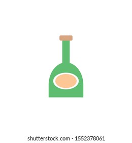 bottle design, bar alcohol drink beverage restaurant and celebration theme Vector illustration