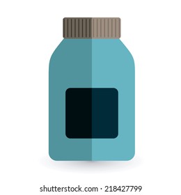 Bottle design over white background, vector illustration