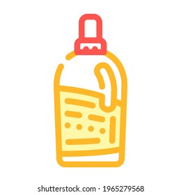 bottle detergent color icon vector. bottle detergent sign. isolated symbol illustration