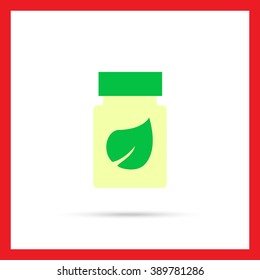 Bottle of dietary supplement