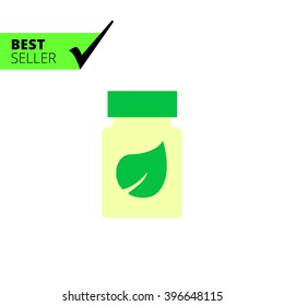 Bottle of dietary supplement