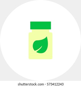Bottle of dietary supplement