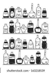 bottle doodle