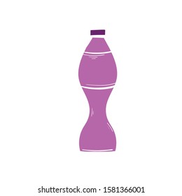 bottle doodle icon vector hand drawing 