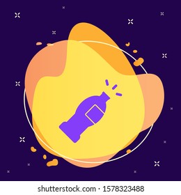 Bottle, drink abstract vector icon. Element of kitchen for mobile concept and web apps illustration. Thin flat icon for website design and development