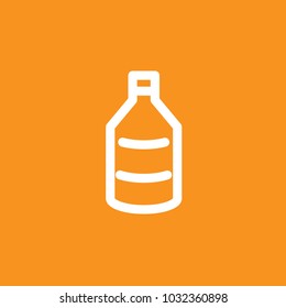 bottle of drink icon, stock vector, eps10.