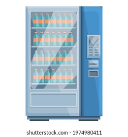 Bottle drink machine icon. Cartoon of Bottle drink machine vector icon for web design isolated on white background