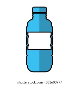 bottle drink silhouette isolated icon