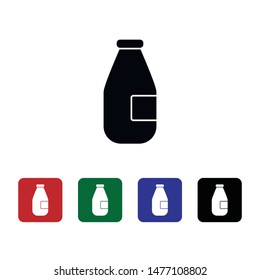 Bottle, drink vector icon. Element of kitchen for mobile concept and web apps illustration. Thin flat icon for website design and development, app development. Premium icon