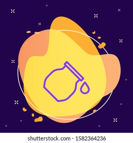 Bottle, drop, drug vector icon. Element of medicine for mobile concept and web apps illustration. Vector icon on abstract background
