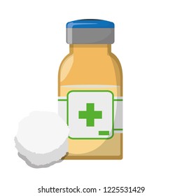bottle drugs isolated icon