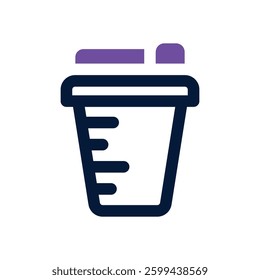 bottle dual tone icon. Sleek and modern vector icon for websites, mobile apps, marketing materials, and corporate design. Fully scalable and ready to use.