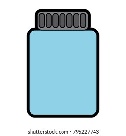 bottle empty container plastic icon