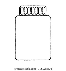 bottle empty container plastic icon