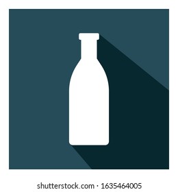 Bottle flat icon vector - ui icon vector