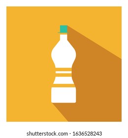Bottle flat icon vector - ui icon vector 